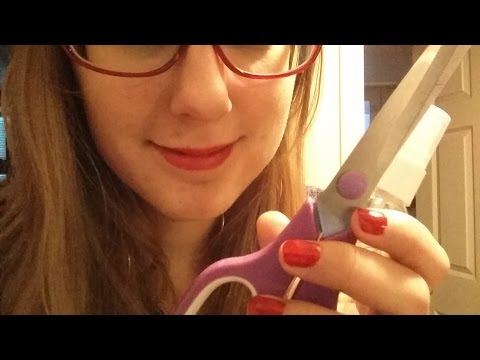 ASMR HAIRCUT ROLE PLAY - scissors, spray, brushes, whisper, hand movements, visual triggers