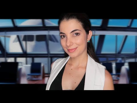 ASMR: ROLEPLAY CHECK IN AEROPORTO