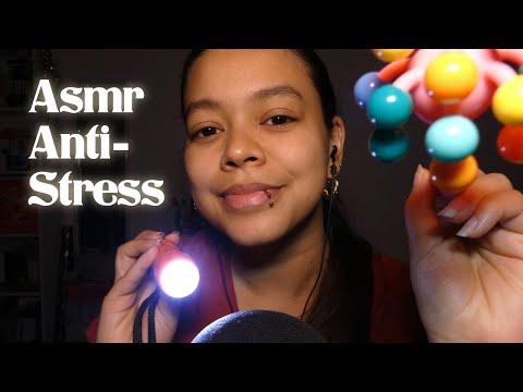 Ta vidéo ASMR ANTI-STRESS (chuhotements,  crayons, lumière, liquid sounds...)