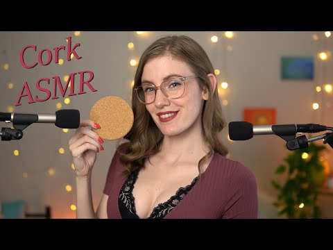 ASMR Cork Tapping & Scratching [No Talking]
