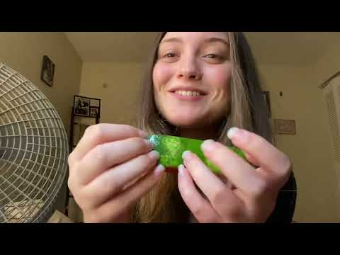 making sounds with a watermelon and rambling your ears off 🍉 (asmr)
