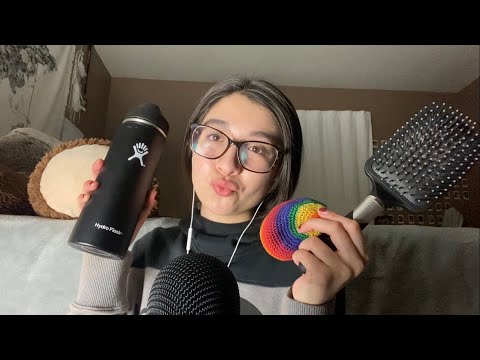 ASMR Fast And Aggressive Triggers (Tapping, Mouth Sounds, Scratching)