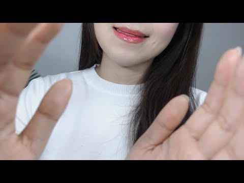 ASMR Relaxing Face Touching & Hand Movements 🙌 (Personal attention)