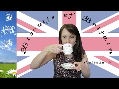 ASMR Biscuits of Britain - Tea Drinking and Biscuit Tasting EP5 (Binaural)