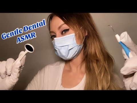 ASMR Gentle Dental Cleaning + Exam Roleplay with Whispers 🪥