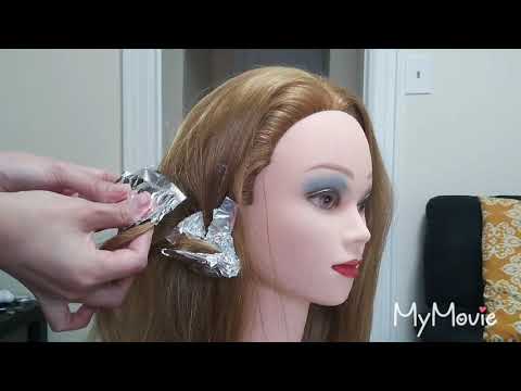 Asmr Doll: hair dye with foils and some hairbrushing