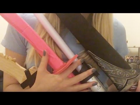 ASMR Cosplay Weapons Show and Tell