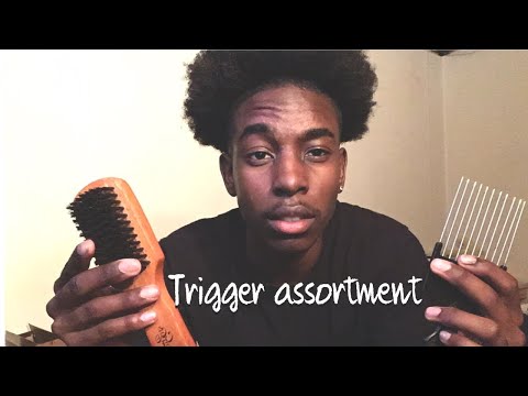 [Asmr] barbershop items trigger assortment