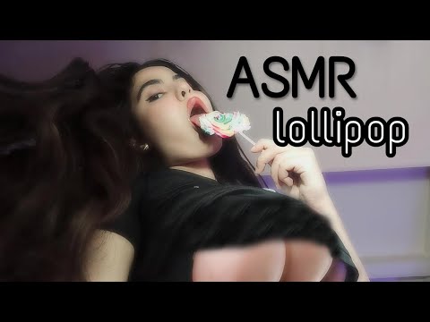 ASMR | MILKY LICKING + LOLLIPOP, MOUTH SOUNDS, TRIGGERS, CLOSE-UP EATING EARS | #asmr #асмр