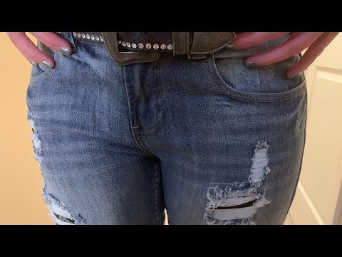 ASMR Jean Scratching Pocket Sounds Fabric Tingles (REQUESTED) 2020