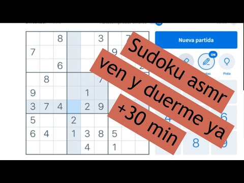 Sudoku asmr en español  RELAJATE mucho | Hombre Asmr |