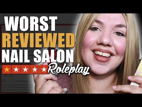 I WENT TO THE WORST REVIEWED NAIL SALON IN MY CITY 💅 ASMR Soft Talk 💅