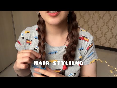 ASMR / PLAYING WITH MY HAIR