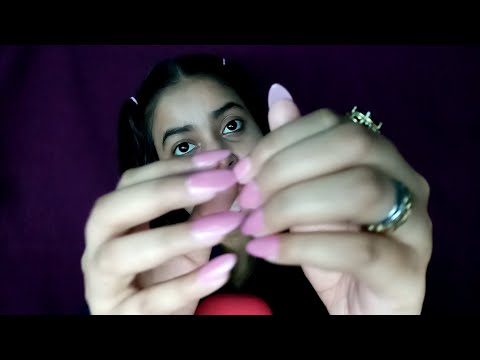 ASMR Nail Tapping with Repeating Words