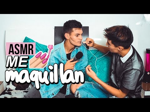 ME MAQUILLAN Y ASÍ QUEDE! 😱  ASMR Español (Makeup) Maquillaje para hombre con Alejo Moon