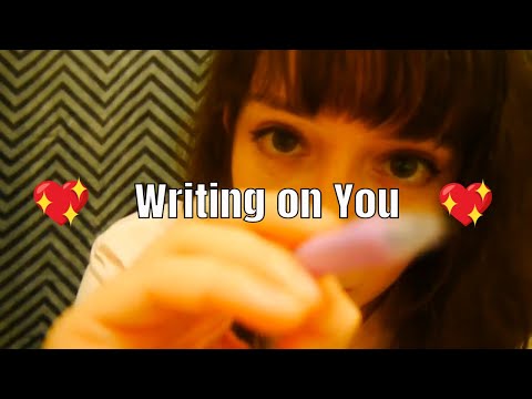 ⭐ASMR Healing You by Writing Positive Affirmations Before Sleep 💜 (Soft Spoken, Personal Attention)