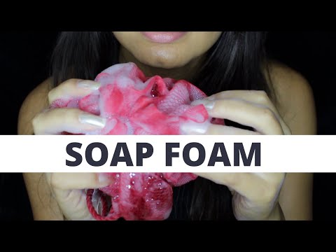 ASMR SOAP FOAM SOUNDS  | SONS SUPER RELAXANTES DE ESPUMA (NO TALKING)