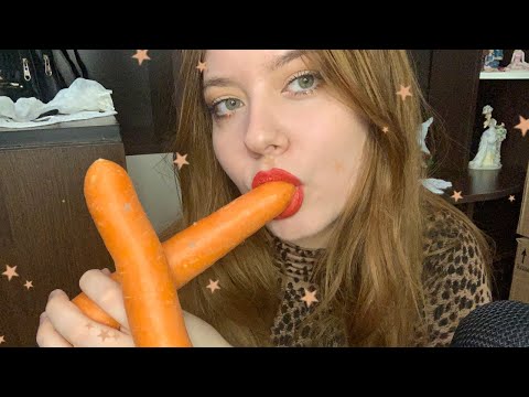 ASMR | Eating Carrot | Crunchy Sounds & Mouth Sounds