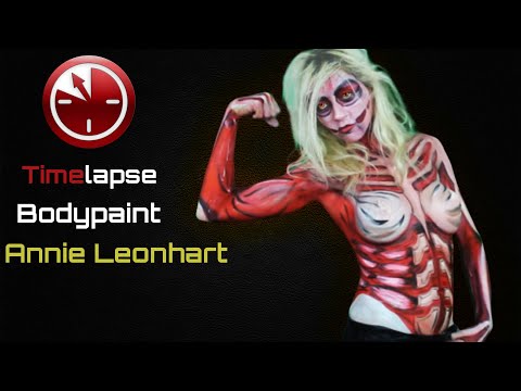 Time-lapse Bodypaint Annie Leonhart