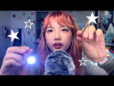 asmr 1 minute repetitive counting and poking + visual popups