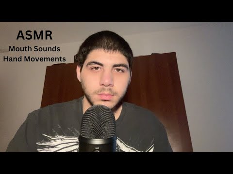 ASMR Mouth Sounds + Hand Movements (shushing, whispering and rambling)