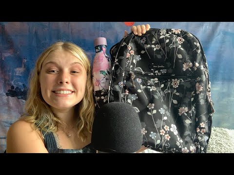 ASMR│Whats In My Backpack Show&Tell! 🎒