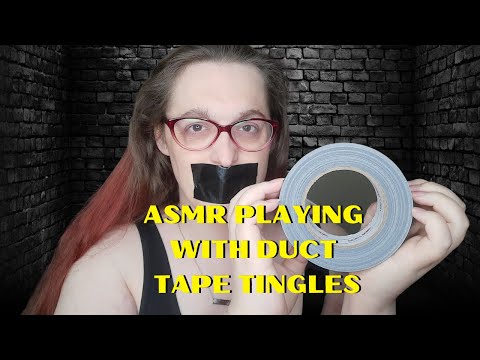 ASMR | Playing with Duct Tape •Covering My Mouth •Covering Mic •Duct Tape Sounds