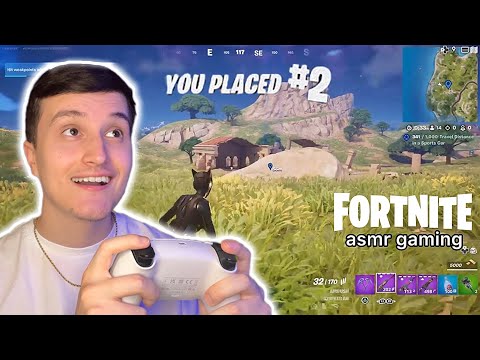ASMR | Relaxing Fortnite Gameplay but I Only LOSE. (gum chewing + controller sounds)