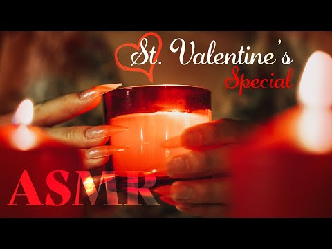 ASMR ~ Candles & Candies ~ Preparing for St. Valentine's  (no talking)