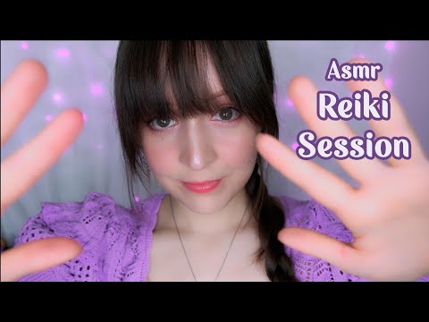 ⭐ASMR [Sub] Reiki Plucking & Healing Session (Soft Spoken, Rain Sounds)