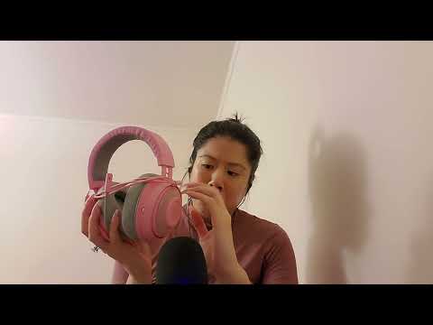ASMR - Pink Trigger Assortments (Tapping + Scratching) 💗 🎀 SUPER TINGLY!