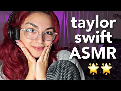 ASMR | my favorite Taylor Swift songs (clicky whisper & mouth sounds)