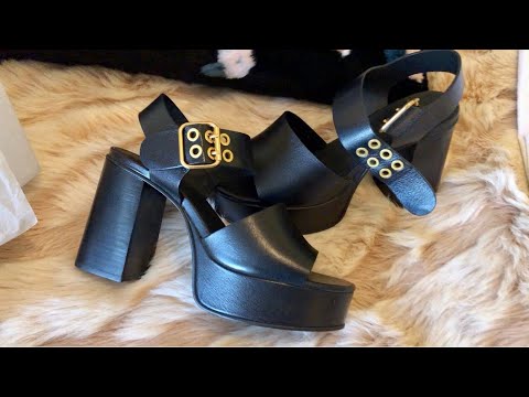 Unintentional ASMR Unboxing See By Chloe Lexy Heels