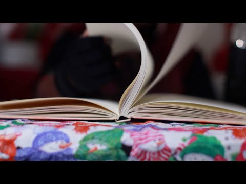 HARD BACK SKETCH BOOK FLIPPING PAGES ASMR CHEWING GUM SOUNDS