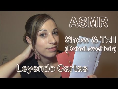ASMR show & tell DonnaLoveHair / lectura de cartas