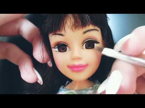 ASMR|Makeup |АСМР |Крашу куклу 💄