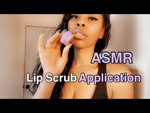 Doing a lip Scrub but in ASMR