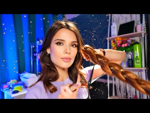 ASMR The Most Realistic Hair Cut of Your Life™ (Haircut, Scalp Massage, Color) - Roleplay For Sleep
