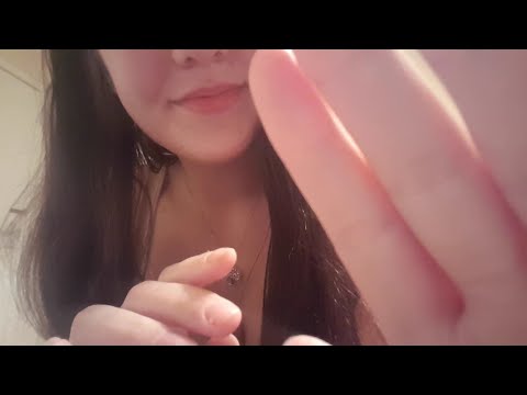ASMR || Hand Movements | Face Touching | Whispering
