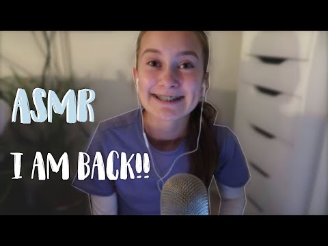 ASMR» I`m back- tapping, brushing, whispering✰ NORSK ASMR