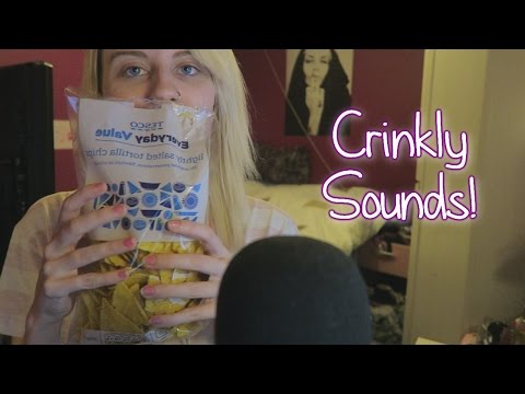 [BINAURAL ASMR] Crinkly Sounds!