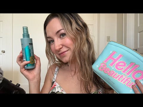 ASMR GRWM & Story Time! | I Got Laser Hair Removal (whispering, tapping& scratching)