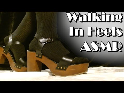 Walking In Heels ASMR | Shoe Tapping, Walking, Crushing (No Talking)