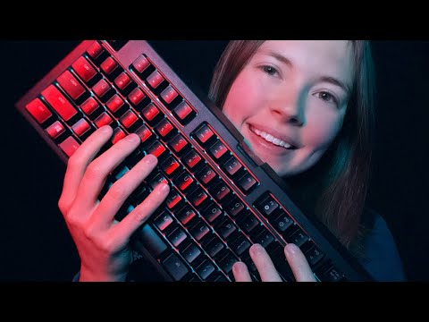 ASMR Tingly Trigger Words and Typing on Keyboard
