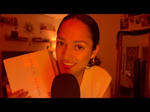 ASMR Unboxing (whisper, tapping, brushing, water sounds, product touching)
