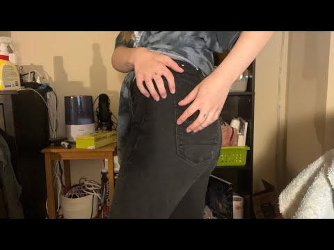 ASMR Jean Scratching & Massaging your neck and shoulders