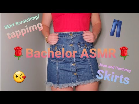 ASMR - Skirt Scratching/Tapping 🤯 😘 ~No Talking~ (Jean and Corduroy Sounds)