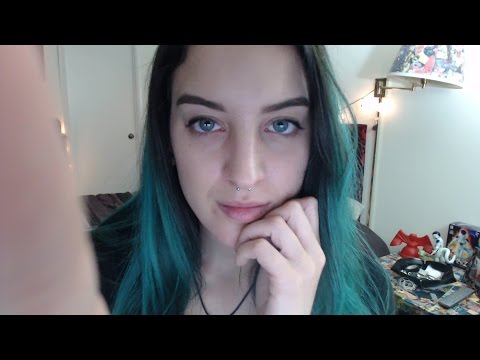 ASMR- Touching and Blowing on Camera