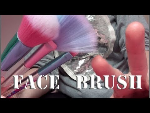 brushing your face. 10 minute tingles.camera touch/soft scrape ASMR