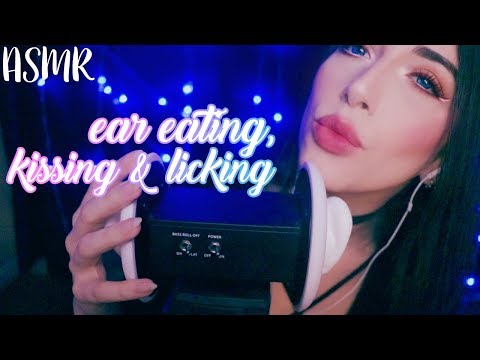ASMR ♡ ear eating, kissing, licking mlerm 👅💋👂